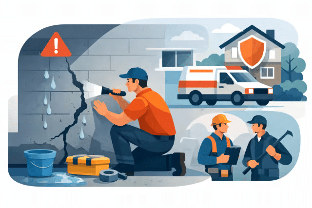 Emergency Basement Wall Response for Homeowners