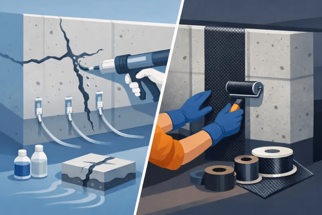 Epoxy Injection Versus Carbon Fiber: Which Fits?