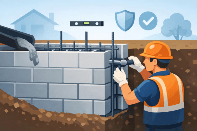 How to Reinforce Block Foundation Walls Safely