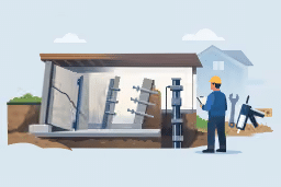 Repair Options for Leaning Basement Walls